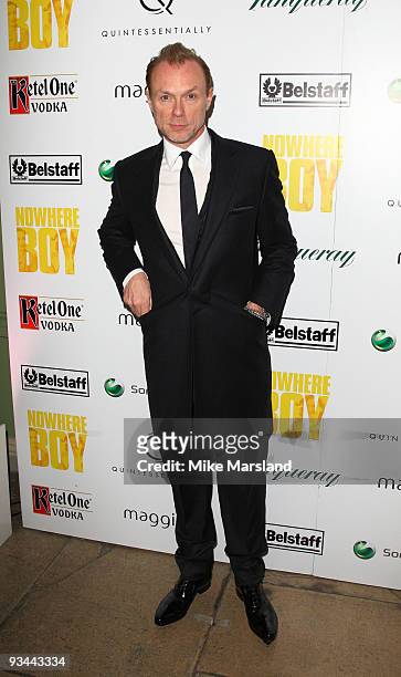 Gary Kemp attends the After party for the London Premiere of 'Nowhere Boy' hosted by Quintessentially at The House of St Barnabas on November 26,...
