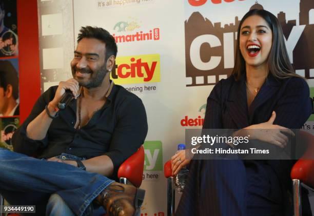 Bollywood actor at HT Office during promotions of the film Raid on March 9, 2018 in New Delhi, India.