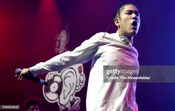 Shotta Spence performs during the SXSW Takeover Eardummers Takeover at ACL Live at the Moody Theatre during SXSW 2018 on March 16, 2018 in Austin,...