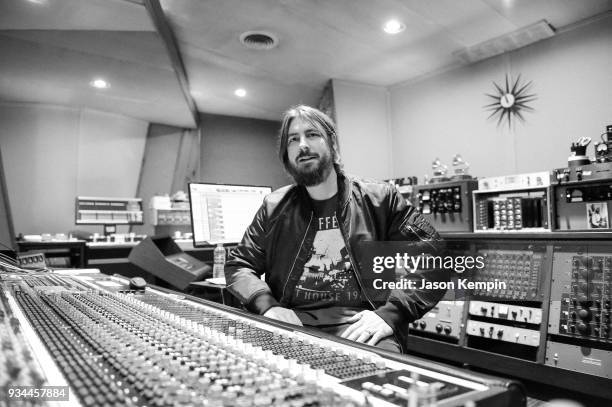 Producer Dave Cobb is seen at RCA Studio A in Nashville on March 19, 2018 in Nashville, Tennessee.