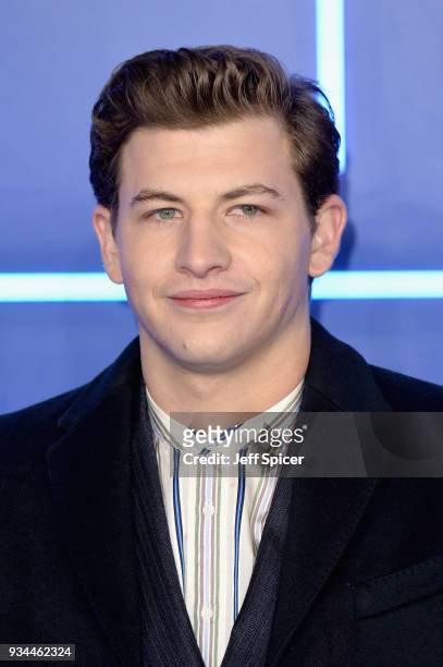 Actor Tye Sheridan attends the European Premiere of 'Ready Player One' at Vue West End on March 19, 2018 in London, England.