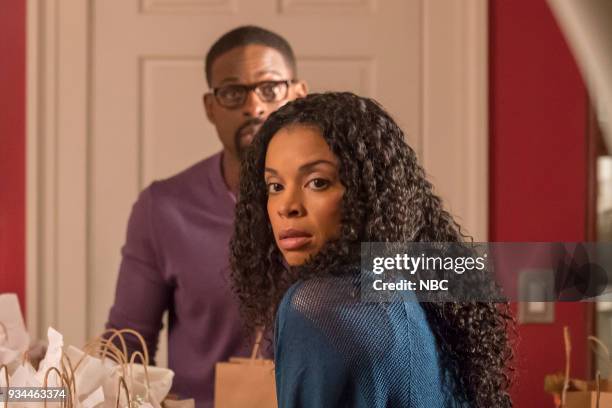 The Wedding" Episode 218 -- Pictured: Sterling K. Brown as Randall, Susan Kelechi Watson as Beth --