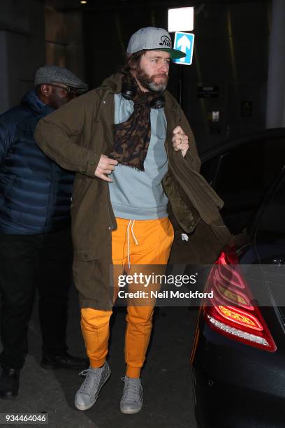 Howard Donald seen arriving at the BBC for The One Show on March 19, 2018 in London, England.