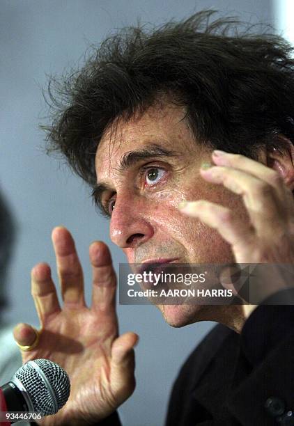 Actor and director Al Pacino speaks at a press conference at the Toronto International Film Festival in Toronto, Ontario 12 September 2000. Pacino...