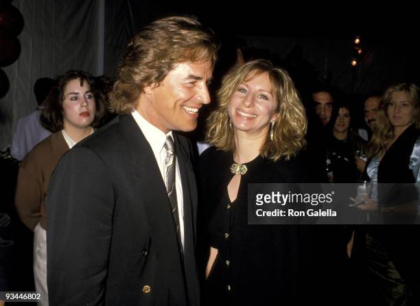 Don Johnson and Barbra Streisand