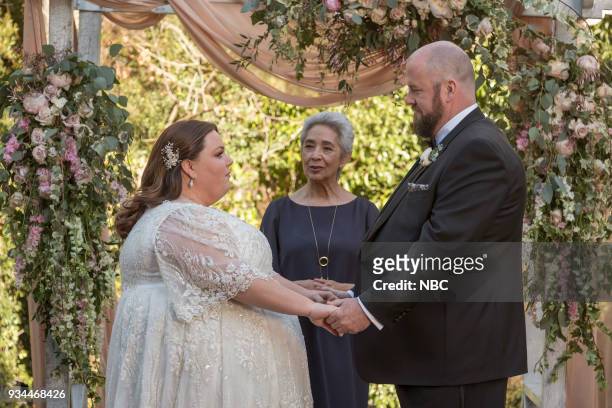 The Wedding" Episode 218 -- Pictured: Chrissy Metz as Kate, Chris Sullivan as Toby --