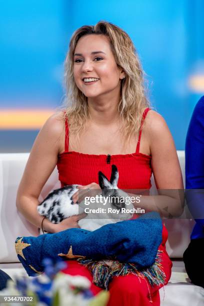 Charlotte Pence and the Pence family Bunny Maroln Bundo visit Fox & Friends to discuss "Maroln Bundo's a day in the life of The Vice President" at...