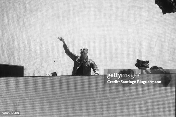 Snake performs at Perry`s stage during day two of Lollapalooza Buenos Aires 2018 at Hipodromo de San Isidro on March 17, 2018 in Buenos Aires,...