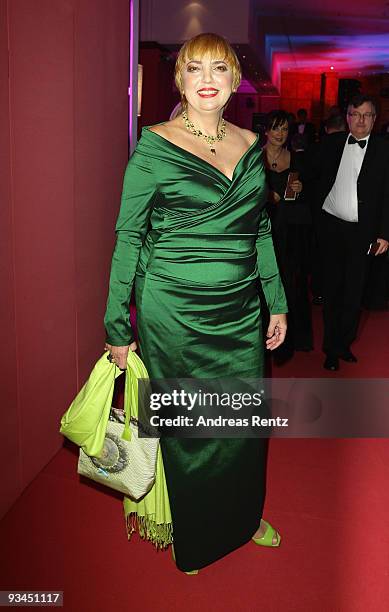 German Politician Claudia Roth attends the annual press ball 'Bundespresseball' at the Intercontinental Hotel in Berlin on November 27, 2009 in...