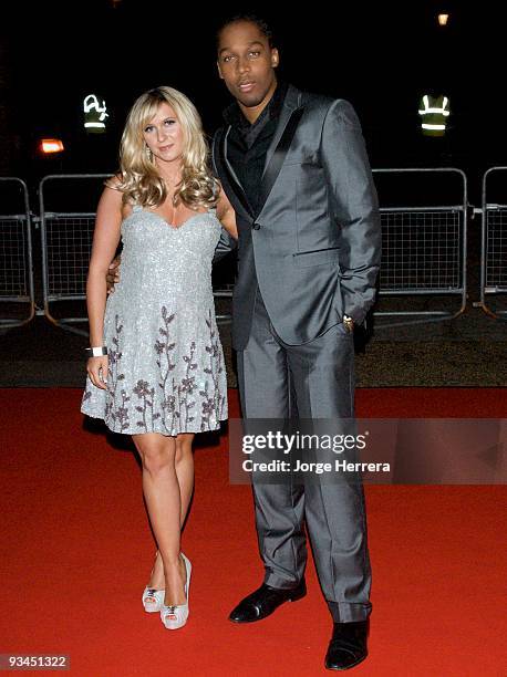 Brooke Kinsella and Lemar attend the Spirit of London awards at Alexandra Palace on November 27, 2009 in London, England.