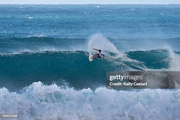 Rudy Palmboom of South Africa won his O'Neill World Cup of Surfing Round 1 heat on November 27, 2009 in Sunset Beach, Hawaii.