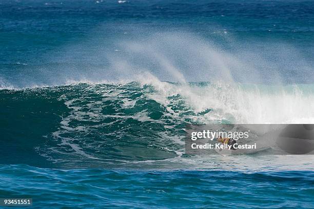 Blake Wilson of Australia advanced into the next round of the O'Neill World Cup of Surfing after placing second in his Round 1 heat on November 27,...