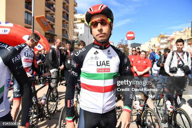 Start / Fabio Aru of Italy and Team UAE Team Emirates / during the 98th Volta Ciclista a Catalunya 2018, Stage 1 a 152,3km stage from Calella to...