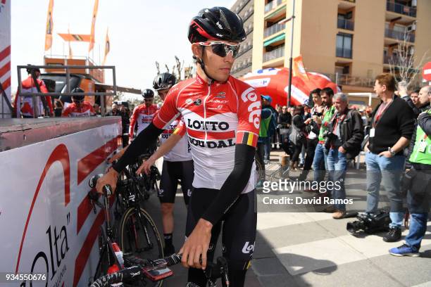Start / James Shaw of Great Britain and Team Lotto Soudal / during the 98th Volta Ciclista a Catalunya 2018, Stage 1 a 152,3km stage from Calella to...