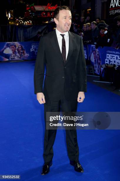Ralph Ineson attends the European Premiere of 'Ready Player One' at Vue West End on March 19, 2018 in London, England.