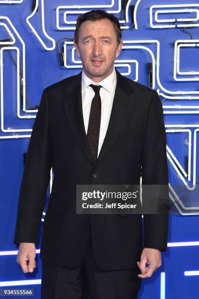 Actor Ralph Ineson attends the European Premiere of 'Ready Player One' at Vue West End on March 19, 2018 in London, England.
