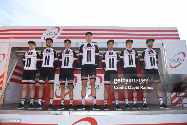 Start / Podium / Louis Vervaeke of Belgium / Laurens ten Dam of The Netherlands / Max Walscheid of Germany / Chris Hamilton of Australia / Johannes...