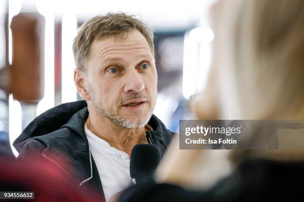 German actor and Porsche brand ambassador Richy Mueller during the Porsche exhibition preview of '70 Jahre Faszination Sportwagen' at DRIVE....