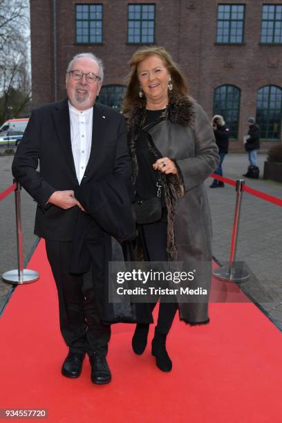 Heribert Fassbender and his wife Uta Fassbender attend the Steiger Award at Zeche Hansemann on March 17, 2018 in Dortmund, Germany.