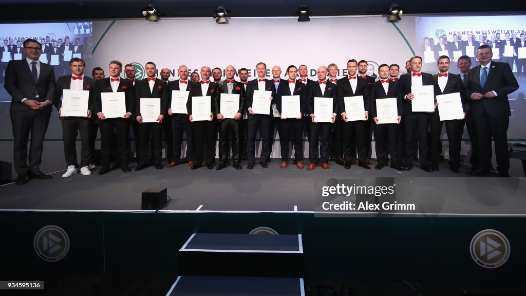 Coaching Award Ceremony & Closing Event UEFA Pro Coaching Course 2017/2018