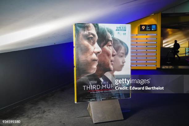 General view during the "The Third Murder" : Paris Premiere At UGC Cine Cite Les Halles, on March 19, 2018 in Paris, France.