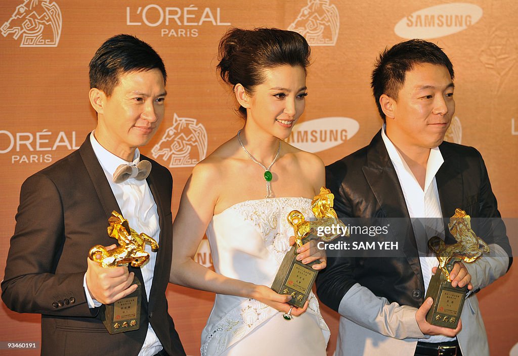 Mickychu Hong Kong actor Nick Cheung, , Chinese actress Li Bingbing and actor ...