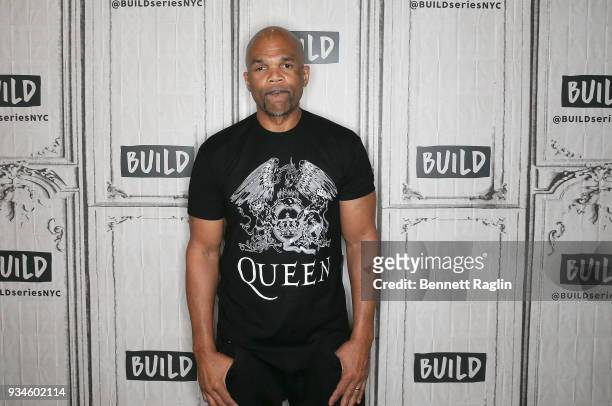 Recording artist Darryl McDaniels visits Build to discuss the Garden of Dreams foundation at Build Studio on March 19, 2018 in New York City.
