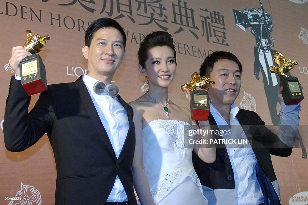 Mickychu Hong Kong actor Nick Cheung, , Chinese actress Li Bingbing and actor ...