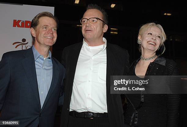 William H. Macy, Tom Arnold and Penelope Spheeris, director/producer