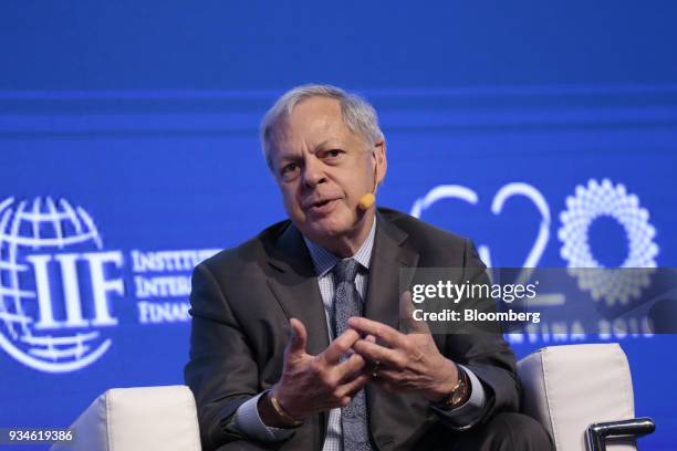 Ed Morse, global head of commodities for Citigroup Inc., speaks during the Institute of International Finance G20 Conference in Buenos Aires,...