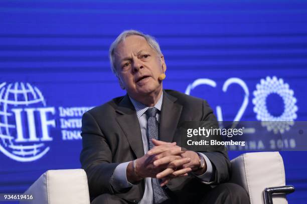 Ed Morse, global head of commodities for Citigroup Inc., speaks during the Institute of International Finance G20 Conference in Buenos Aires,...
