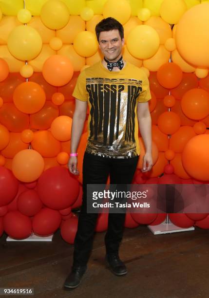 Kash Hovey attends The Brand Bash's Adrenaline Bash at Racer's Edge on March 18, 2018 in Burbank, California.