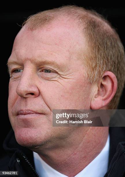 Gary Megson manager of Bolton looks on ahead of the Barclays Premier League match between Fulham and Bolton Wanderers at Craven Cottage on November...