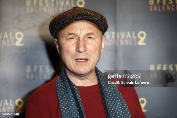 Member of documentary jury Karim Dridi attends Valenciennes Film festival photocall for opening ceremony of Documentary Competition on March 19, 2018...