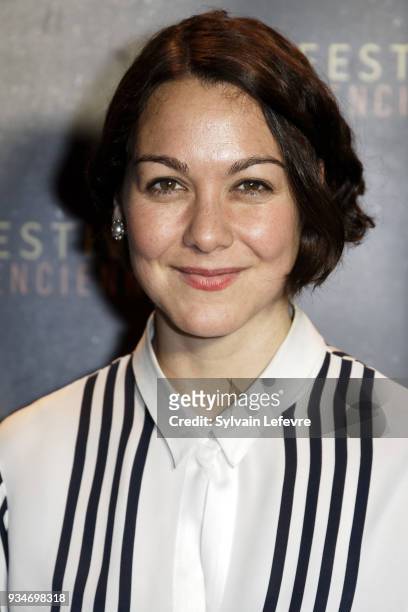 Director Catarina Mesa attends Valenciennes Film festival photocall for opening ceremony of Documentary Competition on March 19, 2018 in...