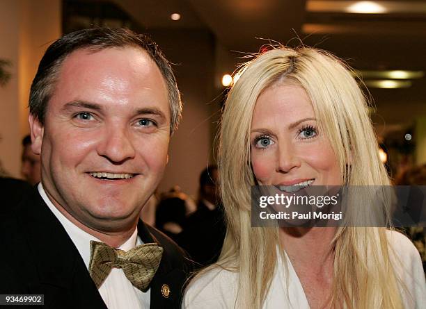 Tareq Salahi and Michaele Salahi pose during the 2006 Leukemia Ball on March 11, 2006 in Washington, DC.