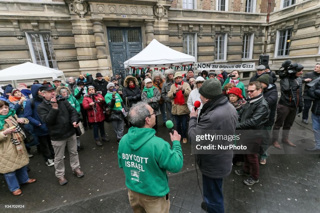 Demonstration in support of Palestine in Versailles