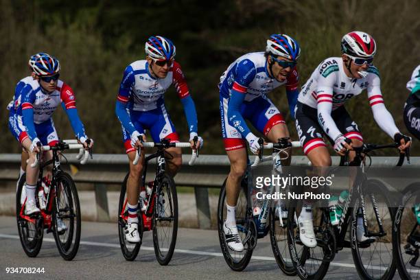 Thibaut of GROUPAMA FDJ at the peloton during the 98th Volta Ciclista a Catalunya 2018 / Stage 1 Calella - Calella of 152,3km during the Tour of...