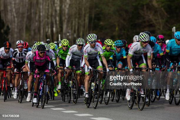 The peloton during the 98th Volta Ciclista a Catalunya 2018 / Stage 1 Calella - Calella of 152,3km during the Tour of Catalunya, March 19th of 2018...