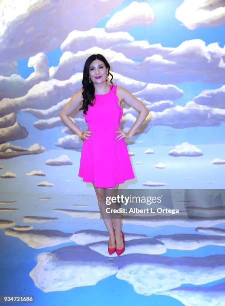 Actress Celeste Thorson participates in Talent Day At Candytopia held at Santa Monica Place on March 18, 2018 in Santa Monica, California.