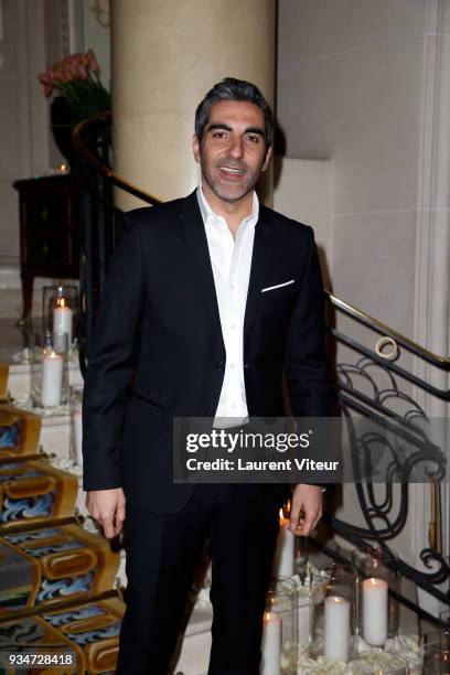 Actor Ary Abittan attends " Les Stethos D'Or 2018" Gala at Four Seasons Hotel George V on March 19, 2018 in Paris, France.