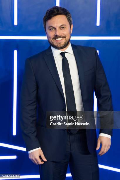 Dan Farah attends the European Premiere of 'Ready Player One' at Vue West End on March 19, 2018 in London, England.