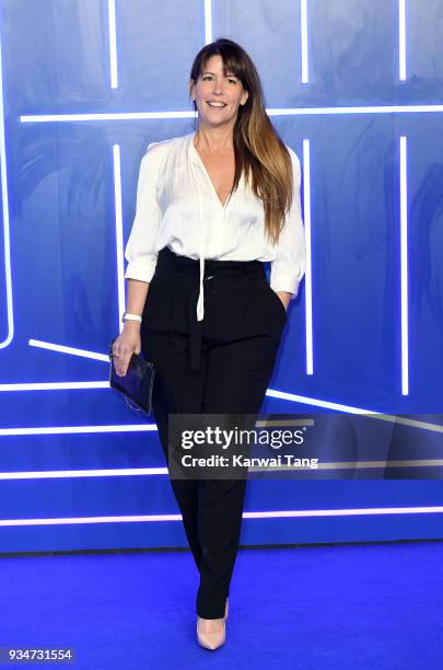 Patty Jenkins attends the European Premiere of 'Ready Player One' at Vue West End on March 19, 2018 in London, England.