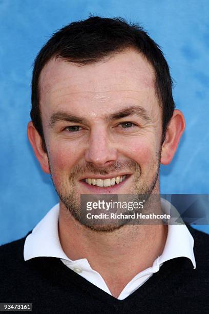 Oliver Whiteley of England poses for a portrait photo during the first round of the European Tour Qualifying School Final Stage at the PGA Golf de...