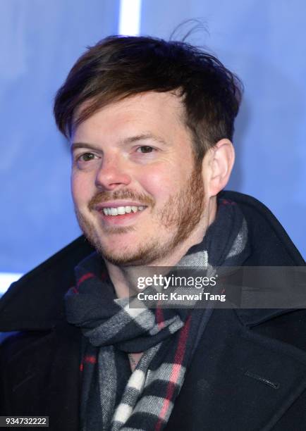 Richard Jones attends the European Premiere of 'Ready Player One' at Vue West End on March 19, 2018 in London, England.