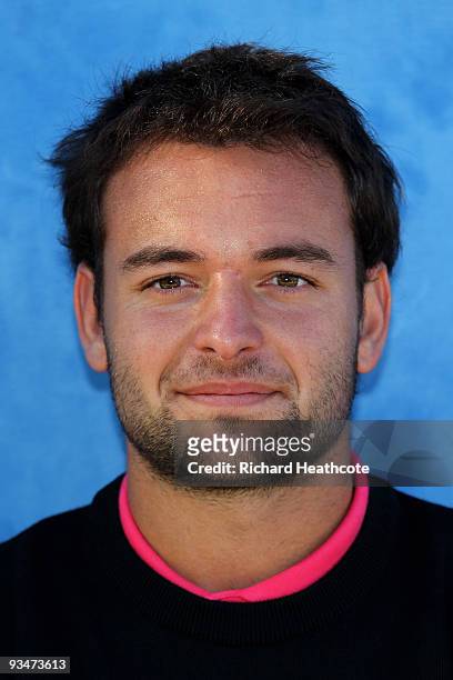 Carlos Del Moral of Spain poses for a portrait photo during the first round of the European Tour Qualifying School Final Stage at the PGA Golf de...
