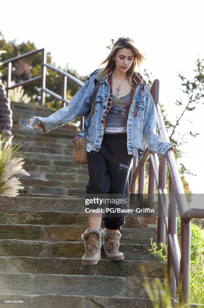 Celebrity Sightings In Los Angeles - March 19, 2018