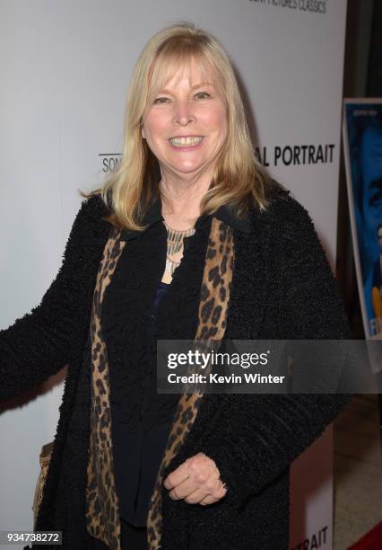 Candy Clark attends the premiere of Sony Pictures Classics' "Final Portrait" at Pacific Design Center on March 19, 2018 in West Hollywood, California.