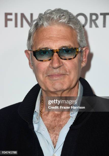 Michael Nouri attends the premiere of Sony Pictures Classics' "Final Portrait" at Pacific Design Center on March 19, 2018 in West Hollywood,...