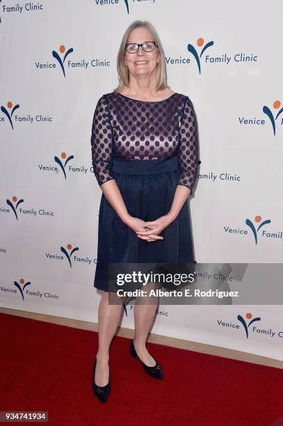 Venice Family Clinic CEO Elizabeth Benson Forer attends the Venice Family Clinic Silver Circle Gala at The Beverly Hilton Hotel on March 19, 2018 in...